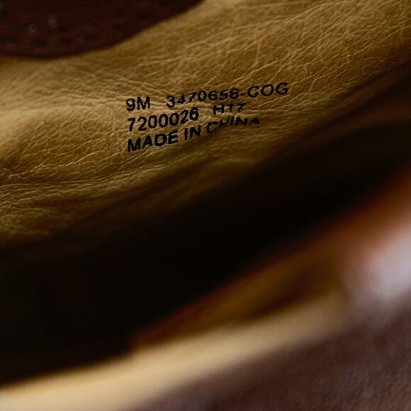 Frye Leather Carlson Hidden Wedge brown bootie - Picture 4 of 12